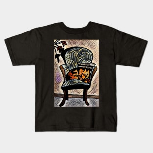 The Cat Chair Kids T-Shirt